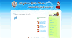 Desktop Screenshot of lso.parafia-sadow.pl